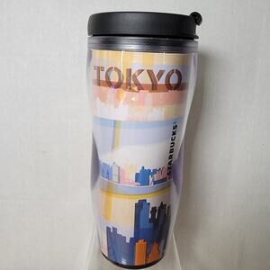 VINTAGE Starbucks Travel Tumbler w/ Sipper Lid TOKYO